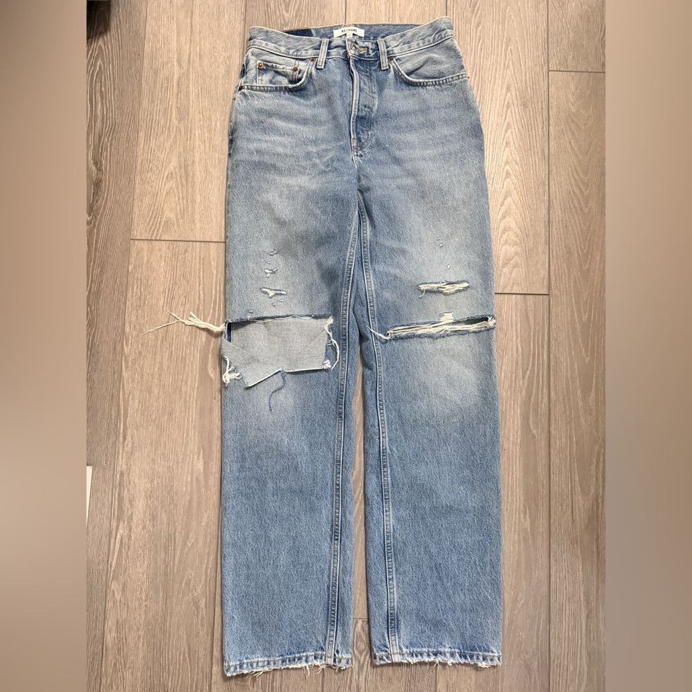 RE/DONE distressed 90s jeans size 25